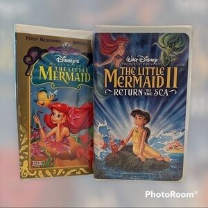The Little Mermaid VHS tapes